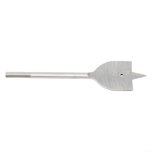 Broca plana para madera de 20-38 mm, brocas de pala HCS para carpintería, herramientas de perforación hexagonal, color plateado, 150 mm de longitud para madera (35 mm)