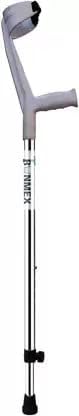Surgical Elbow Crutch Grey Height Adjustable Stainless Steel Walking Stick