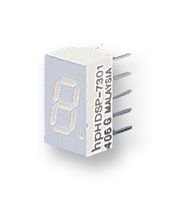AVAGO TECHNOLOGIES - HDSP-A101 - DISPLAY, SEVEN SEGMENT, 7.6MM, RED