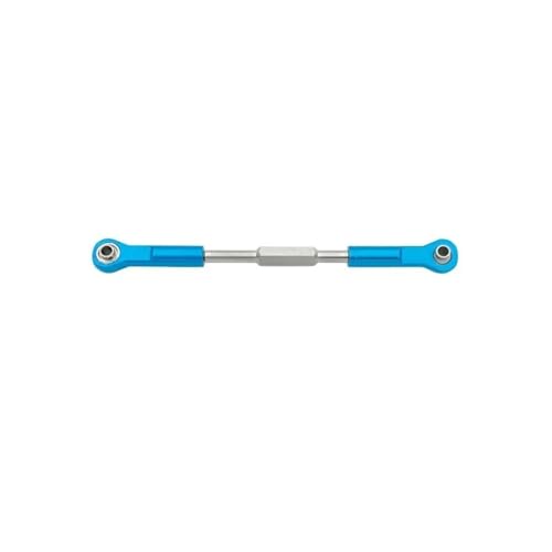 RC Upgrade Accessories for HSP 94111 94188 RC Car Upgrade CNC Machined Aluminium Alloy Stee Rod RC Linkage Servo Rod Replacement Accessory(Blue,D)