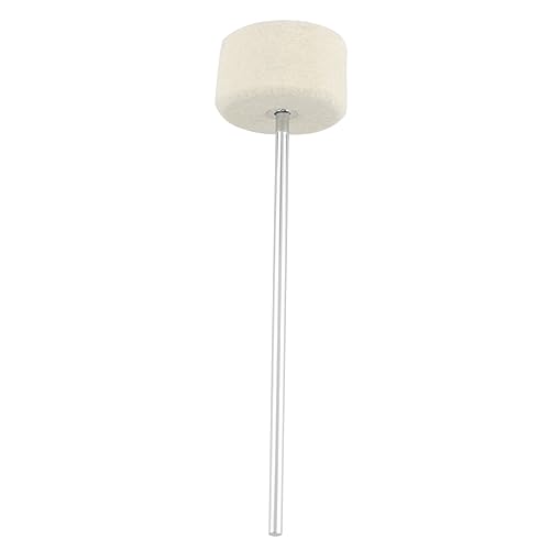 Mazo de repuesto para pedal de batería 18x5x5 cm blanco miniatura 1