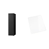 【セット買い】【Amazon.co.jp限定】 アイリスオーヤマ 冷凍庫 スリム 120L ブラック スキマックス IUSN-S12B-B 前開き式 自動霜取り 幅35.6cm 新生活 + 冷蔵庫マット XSサイズ 200L以下 目安 49×60 cm 冷凍庫マット どのメーカーでも対応 新生活 一人暮らし