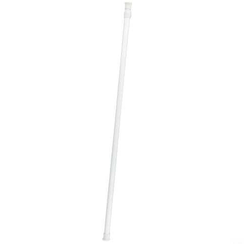 CashMuch Asta per tenda regolabile a molla, in metallo, estensibile, telescopica, per bagno, finestra, cucina, 30-110 cm (60-110 cm)
