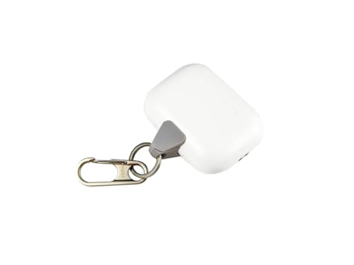 JURA Anchor AirPods Aluminium - Attache mousqueton silver minimaliste