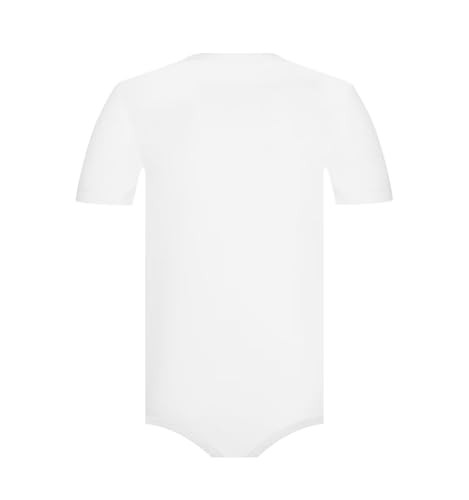 Men Short Sleeve Bodysuit Pajama Bodysuit One Piece Pajamas Rompers Basic Onesie2