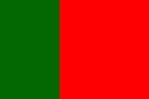 Drapeau Portugal paysage grand format pour supporter et événements