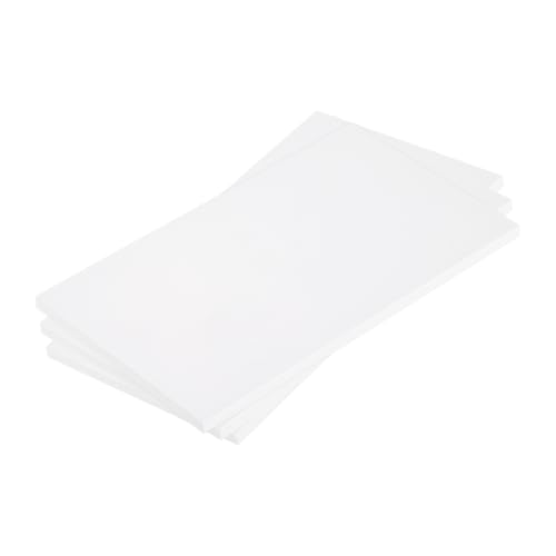 MECCANIXITY ABS Plastic Sheet 7 x 4 x 0.24 Inch ABS Styrene Sheets for Building Model DIY Crafts Panel White 3 Pcs