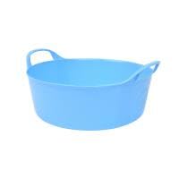 Red Gorilla 5L Mini Flexible 2-Handled Recycled Tub Weather Resistant Suitable for Animal Horse or Pet Food Storage and Preparation DIY Builders Gardening (Sky Blue)