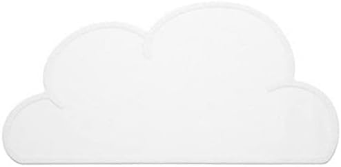 VDL Silicone Cloud Baby Placemats, Non-Slip Table Mat for Kids Toddlers Babies (Blue)