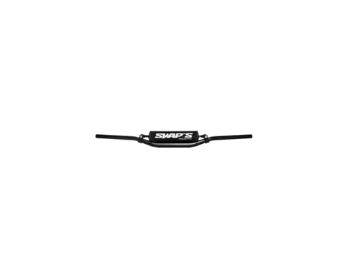 Guidon CROSS Alu CR LOW Ø28.6mm noir mat renforcé de haute résistance pour moto cross