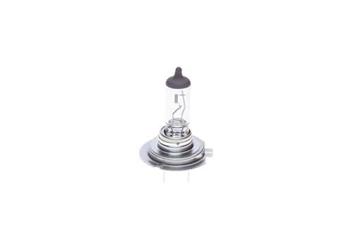 Bosch H7 Plus 50 Ampoule de Phare Halogène, 12 V 55 W, Faisceau Lumineux 50% plus Long - Culot PX26d - 1 Ampoule de Rechange