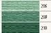 Produktbild 1x Anchor Sticktwist - Farbe 206 - reseda