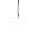 3 Inch Arrow Fletching Vanes Plastic Feather for DIY Archery Hunting Targeting Arrows(Pack of 50)