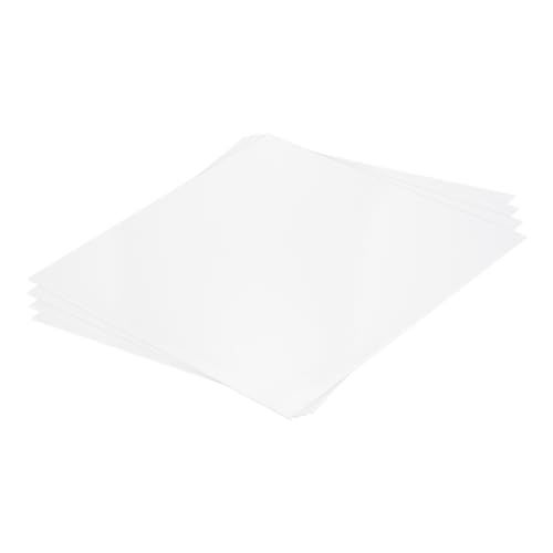 MECCANIXITY ABS Plastic Sheet 12 Inch x 12 Inch x 0.02 Inch ABS Styrene Sheets for Building Model DIY Crafts Panel White 4 Pcs