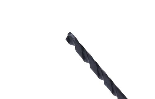 Image of Century Drill & Tool 24111 Pro Grade Black Oxide Drill Bit, 11 /64 inch, Pro | Straight shank, 3-1 /4 inch overall length, 135 point, cuts steel, wood & plastic, 135 split point