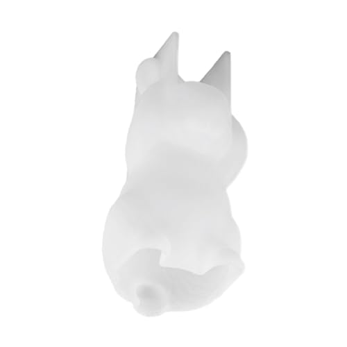 Molde de silicona de conejo, figura de conejo de Pascua, molde de fundición de silicona, molde de yeso para principiantes, para chocolate, postres