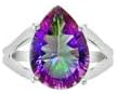 Beautiful 2.5ct Mystic Topaz 925 Solid Sterling Silver Ring Size 5, 6, 7, 8, 9 - Image 9
