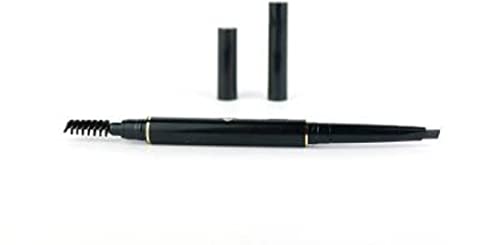 Hilary Rhoda Eyebrow Pencil 2 in 1 Dual Function Eye Brow Filling Pencil with Brush(Black) - Image 3