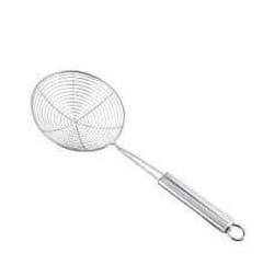 Gmh 100% Pure Stainless Steel LADDLE (CHALNI) Best in Class from DEEP Fryer Crafted