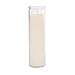 White Paraffin Wax Religious Prayer Candles 6 Pack/Clear Glass White Paraffin Wax Novena Vigil Candles 6 Pack