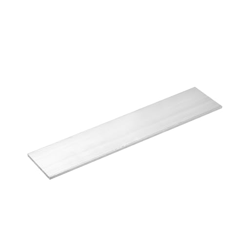 Image of uxcell Square Aluminum Flat Bar, 3 /16 inch Thick 2.4 inch Width 12 inch Length Square Aluminum Bar 6061 Aluminum Flat Plate, 4 x 60 x 305mm T6511 Solid New Mill Stock for Industrial Building