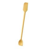 Manipulation efficace des ingrédients : conçue pour ramasser et étaler les ingrédients facilement, cette spatule assure une manipulation efficace et précise des aliments. spatule racleur de bocaux, ustensiles de pâtisserie