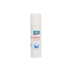 aro Lot de 6 bâtons de colle GL 01 Blanc 8 g
