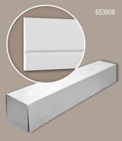 Plinthes Profhome 653806 moulures blanches polystyrène XPS mur - 3