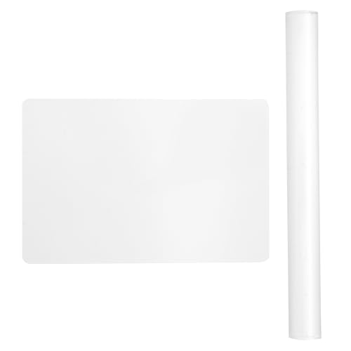 Ultnice Lehmrollholz mit rechteckigem Brett 2er Set Werkzeug für Modelliermasse Ton Acryl Keramik Basteln DIY