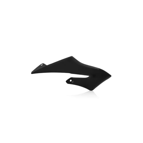 Spoiler radiador YZ 65 2019 negro y aleta plástica lateral para moto cross