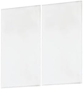 Serif - 4.5 Inch Half Blank Square Tile (Set of 2)