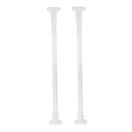 Beatifufu 2piezas Barra Telescópica Extensible Para Portavisillos Unidades Inoxidable