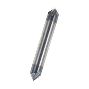 #US 3/8" 4 Flute 90 Degree Cher Mill - Double End - Tialn Coated