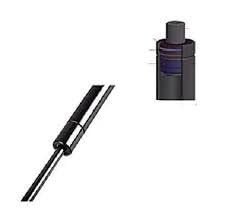 Image of Mild Steel Super Lift Rear Boot Dicky Struts, Shocker, Gas Spring Door Balancer Compatible for Brio All Model (Set of 2)