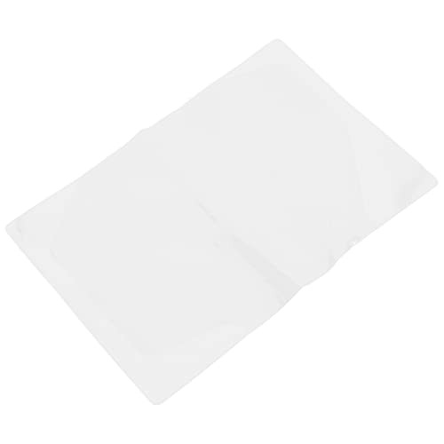 Hemoton 2 Peças A5 Capa Protetora Transparente Núcleo Interno A6 Capa De Livro Em Pvc