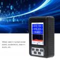Counter, Professional Nuclear Radiation Detector with LCD Screen X β γ Rays Tester Radiating Dose, Science Lab Radiation Supplies (Black)