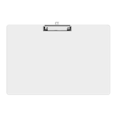 Juvealoe Extra Large Clipboard 11 x 17 Clear Plastic Drawing Board