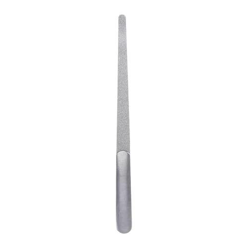 Stainless Steel Nail Filer | Premium Nail Filer for Perfect Manicures and Pedicure | Reusable Nail File (Silver)