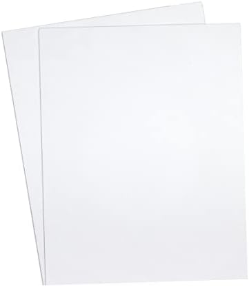 DRERIO 2 pcs ABS Plastic Sheets Boards 3mm White Plastic Board Sheets Flexible Than Plexiglass Sheet Moldable Than Acrylic Sheet Moldable Plastic Sheets for Craft Fender Liner, Home Decor(40 x 30cm)