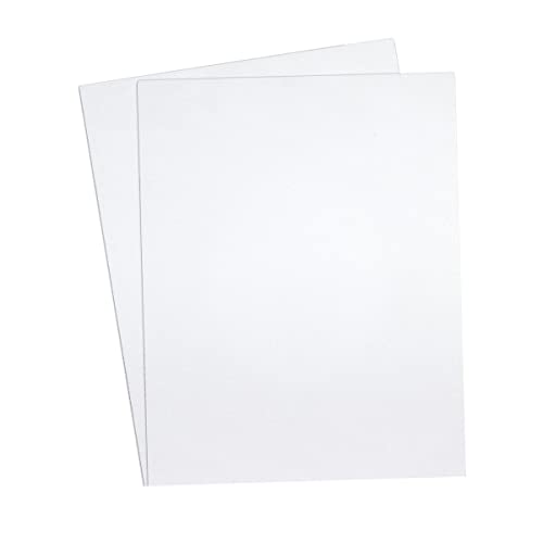 DRERIO 2 piezas de láminas de plástico ABS láminas de plástico blanco de 3 mm Hojas de plástico ABS láminas de acrílico láminas de plástico moldeables (40 x 30 cm)