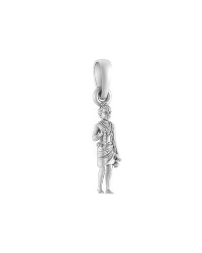 Pendentif déesse Swaminarayan en argent, le cadeau spirituel parfait