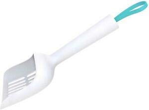 Image of Cature Care by Nature Cat Litter Scoop, Sturdy and Easy to Clean Suitable for All Cat Litter Types White