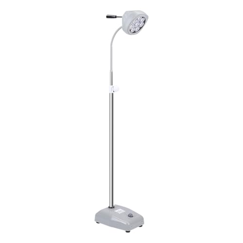 Lámpara de Examen Ginecológico Móvil, Lámpara sin Sombras, con Interruptor de Pie, Ajustable 360°, Buena Disipación de Calor, para Pacientes Ambulatorios