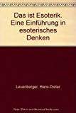 Das ist Esoterik 3762606218 Book Cover