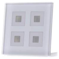 Preisvergleich Produktbild Glastaster 4-fach Plus, Weiß MDT BE-GT04W.01