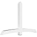 Ekena Millwork GBP096X60X0606BEL00 Bellingham Architectural Grade PVC Gable Brackets 96"W x 60"H x 6"D x 6"F, 15/12 Pitch