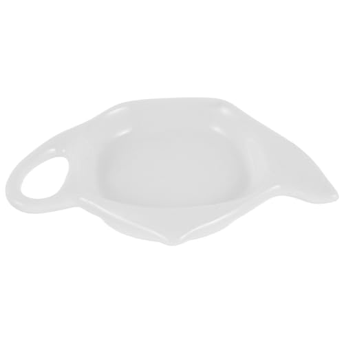 Ciieeo Ceramic Teapot Tea Bag Coasters Tea Organizer for Teabag Holder Coaster