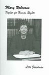 Paperback Mary Robinson: Fighter for Human Rights (Avisson Young Adult Series) Book