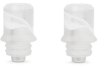 2 Pack of Zlide Drip Tip 510 Replacement Resin Drip Tip (White) for Innokin Zlide Tank - Nicotine Free