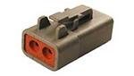 Automotive Connectors 2P SZ 12 GREY PLUG (100 pieces)